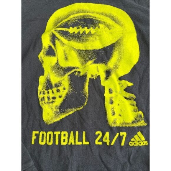 Adidas youth large football graphic long sleeve tee - Picture 2 of 4
